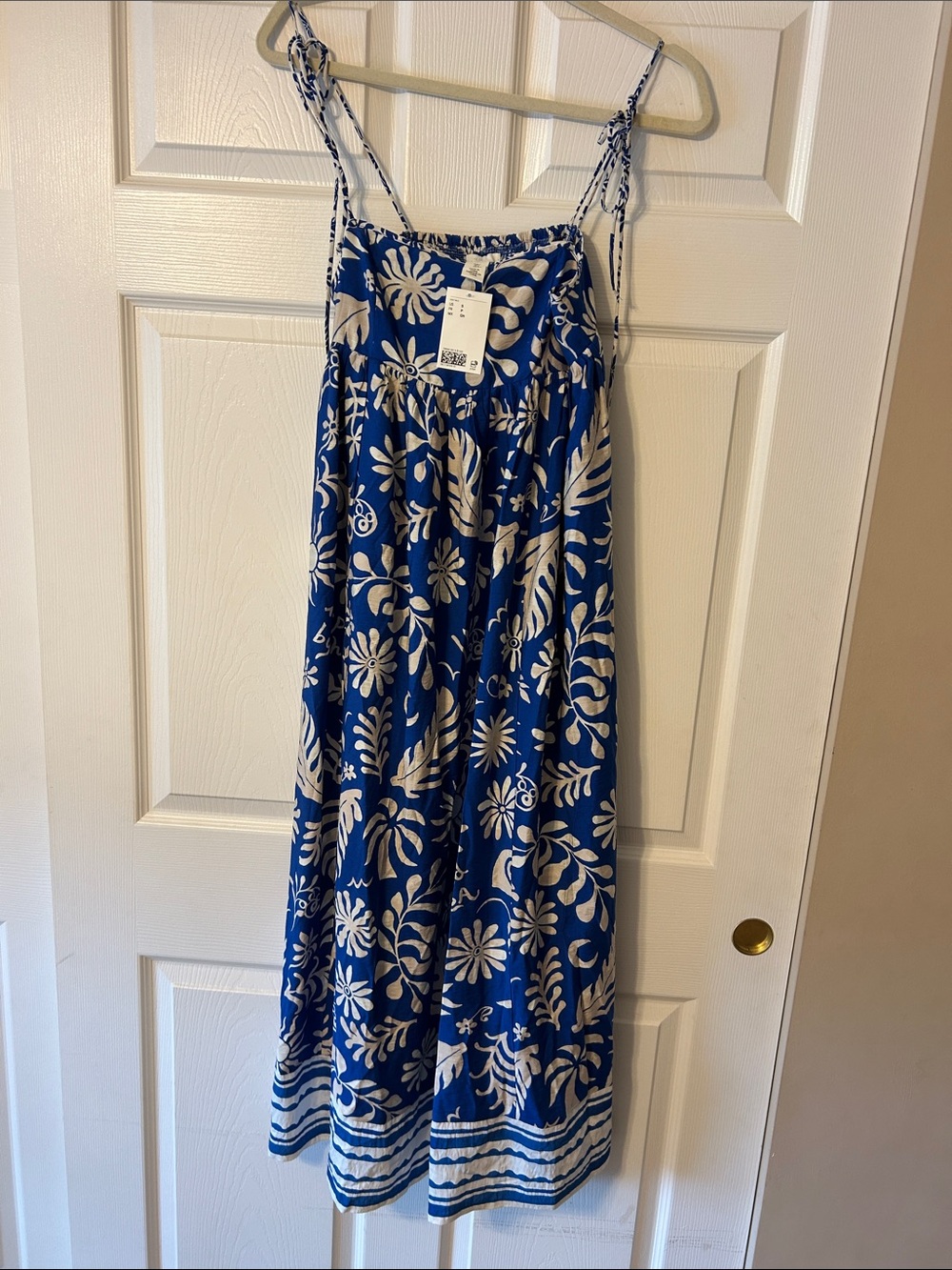 H&M New with Tags Maxi Tie Strap Dress/ Beach Cover-Up